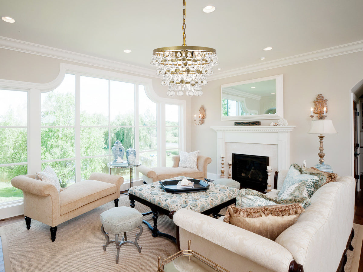 Kora 5 light Brass Pendant