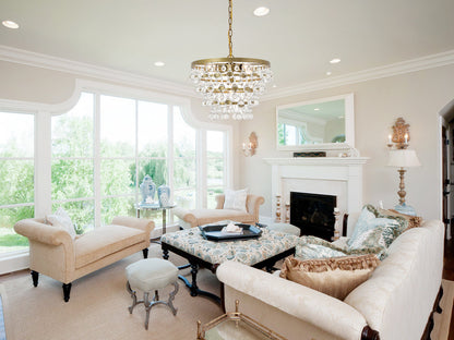 Kora 5 light Brass Pendant