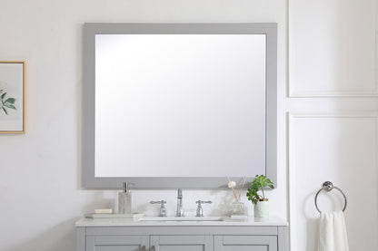 Aqua rectangle vanity mirror 42 inch in Grey