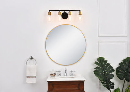 Serif 4 light brass and black Wall Sconce