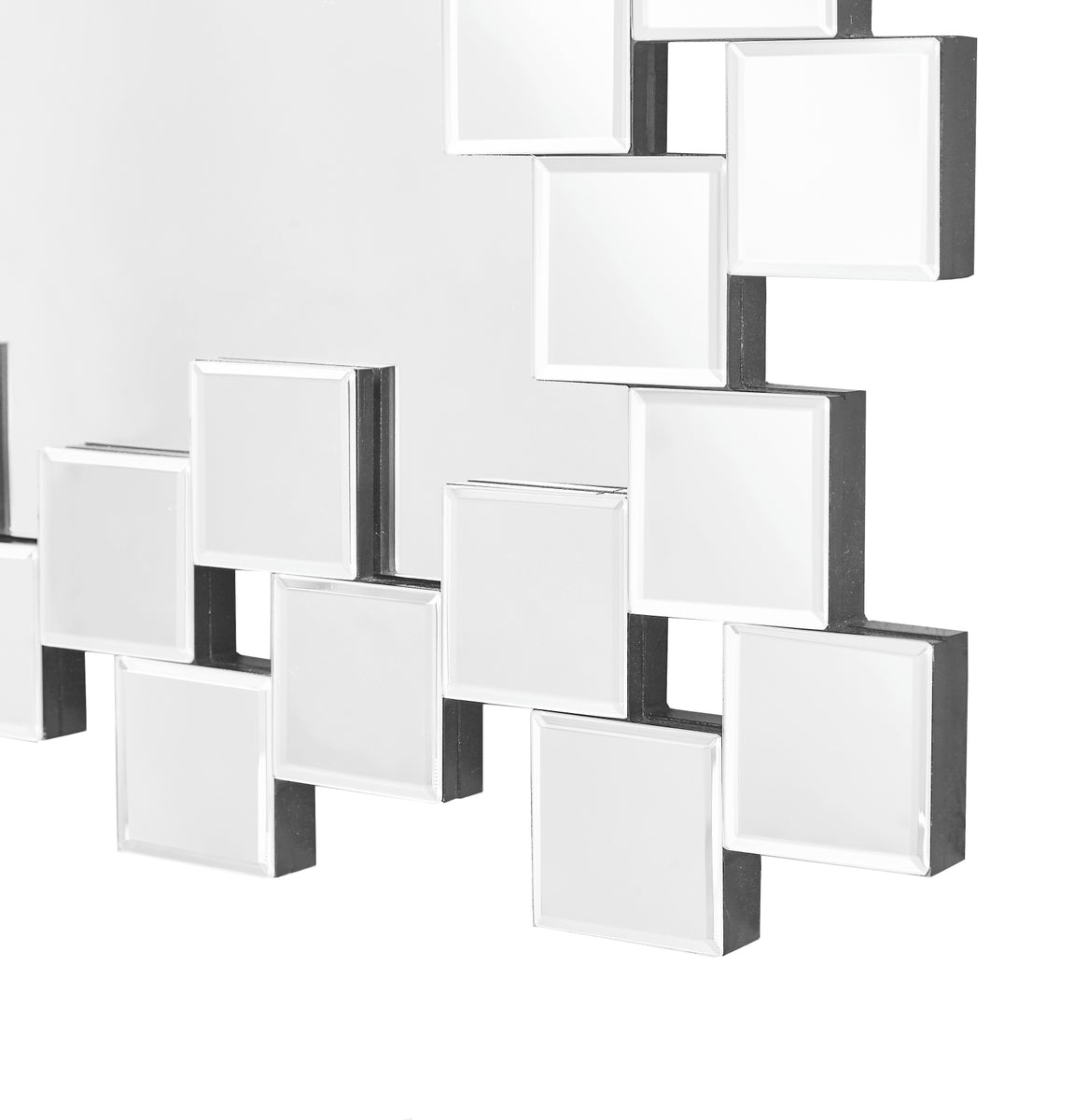 Sparkle 31.5 in. Contemporary Rectangle Mirror in Clear