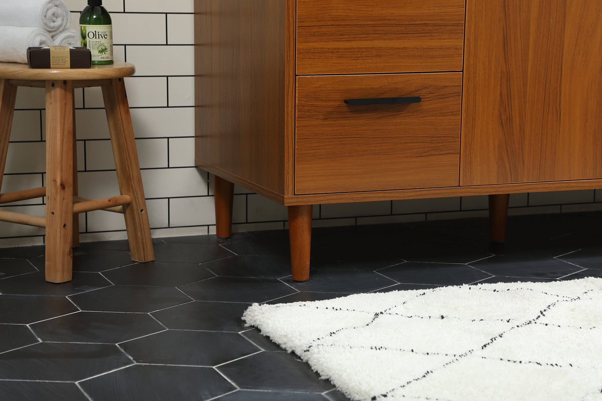 48 inch bathroom vanity in Teak