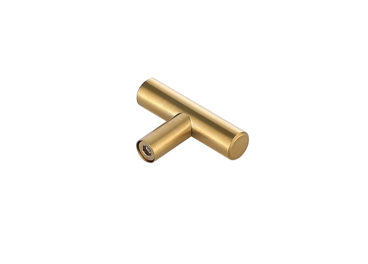 Quinn Brass T Bar Pull Multipack (set of 10)