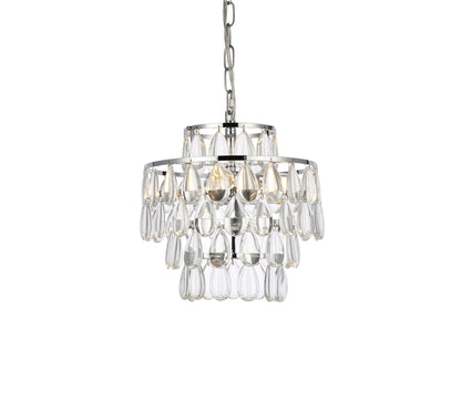 Mila 12 inch pendant in chrome