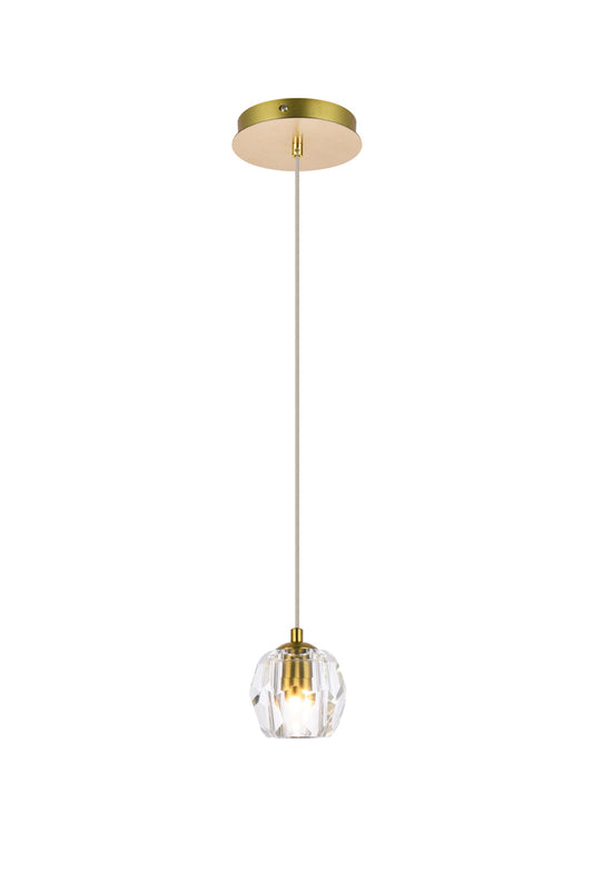 Eren 1 light Gold pendant