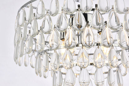 Mila 20 inch flush mount in chrome