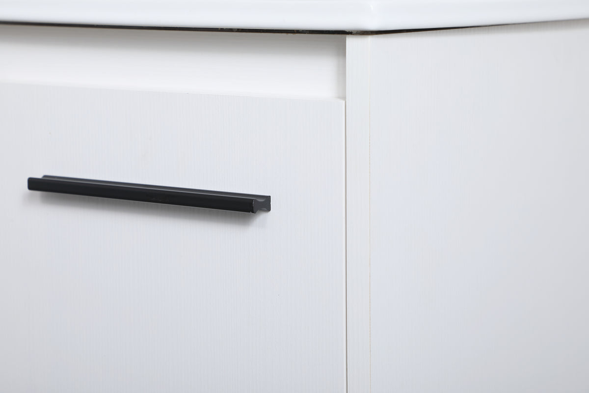 24 inch  Single Bathroom Vanity in White