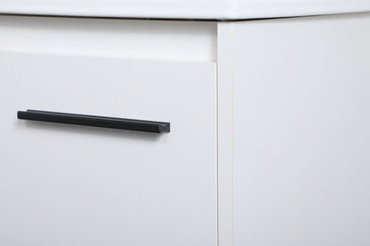 24 inch  Single Bathroom Vanity in White