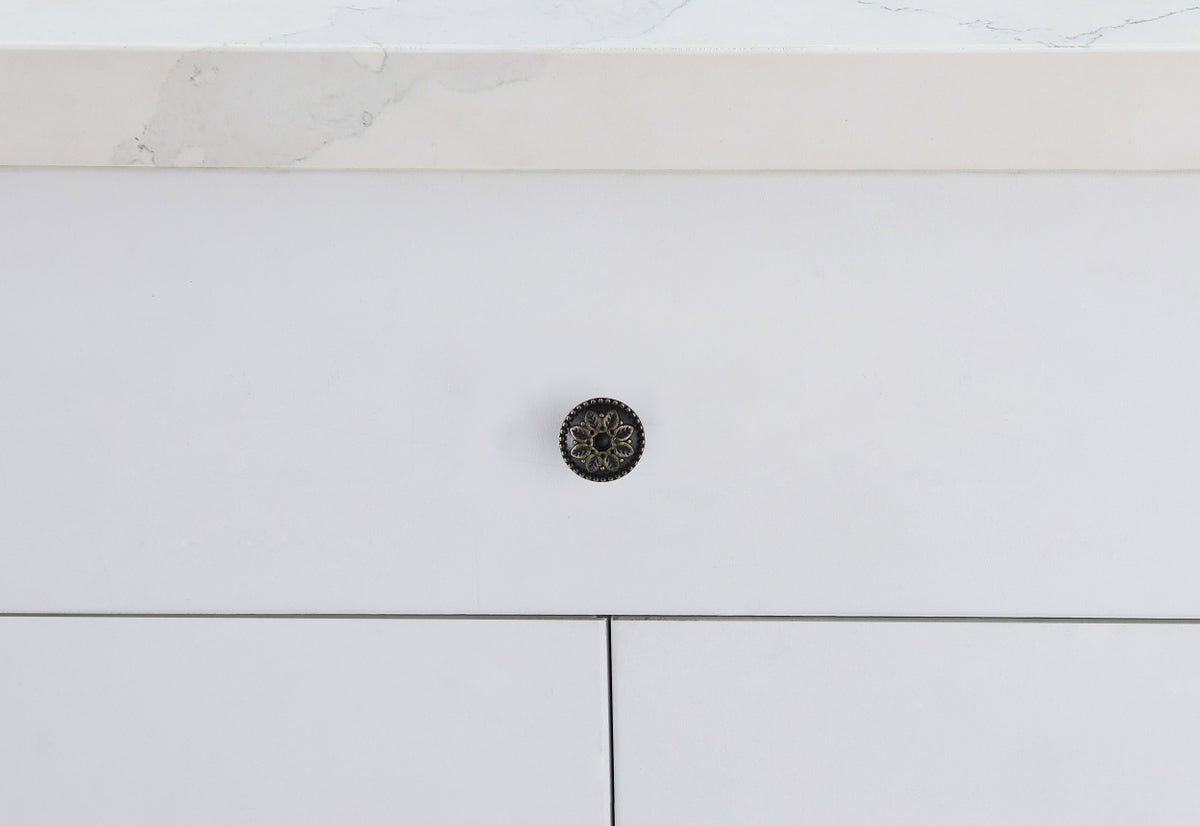 Corio 0.9" Diameter Antique Bronze Mushroom Knob Multipack (Set of 10)