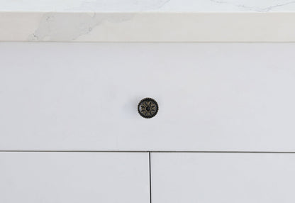 Corio 0.9" Diameter Antique Bronze Mushroom Knob Multipack (Set of 10)