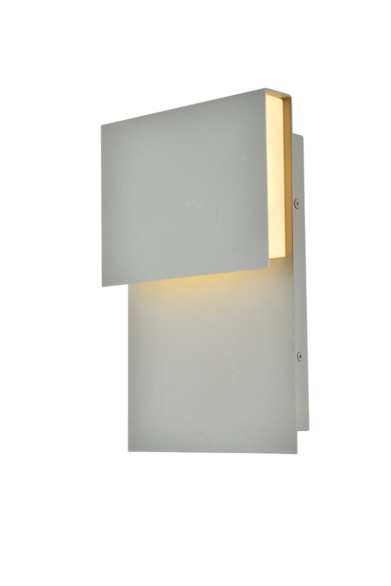 Raine Integrated LED wall sconce  in silver