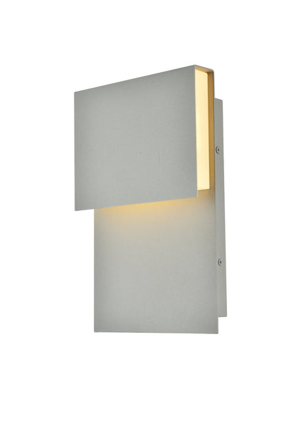 Raine Integrated LED wall sconce  in silver