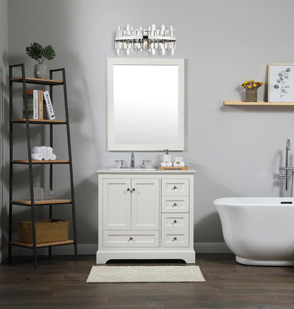 Serena 24 inch crystal bath sconce in chrome