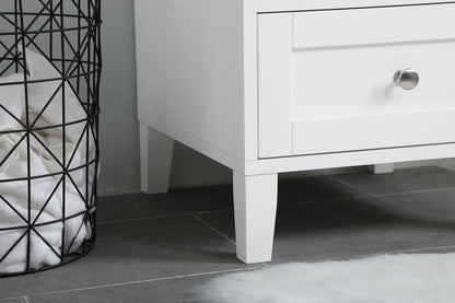 18 inch Single Bathroom Vanity in White