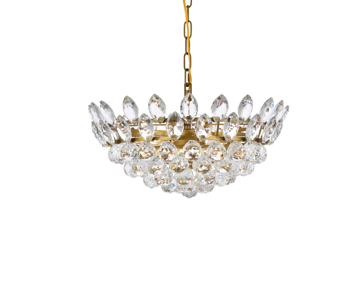 Emilia 18 inch pendant in brass