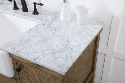 48 inch Single bathroom vanity in driftwood