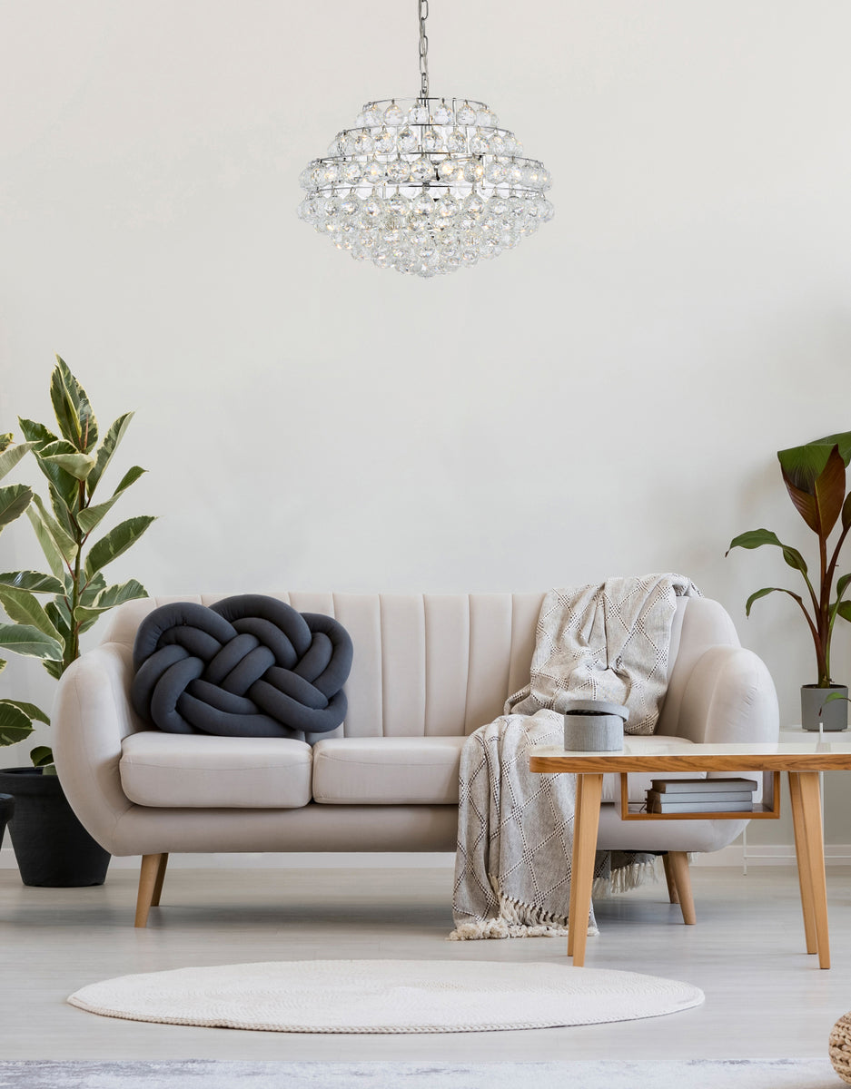 Savannah 20 inch pendant in chrome