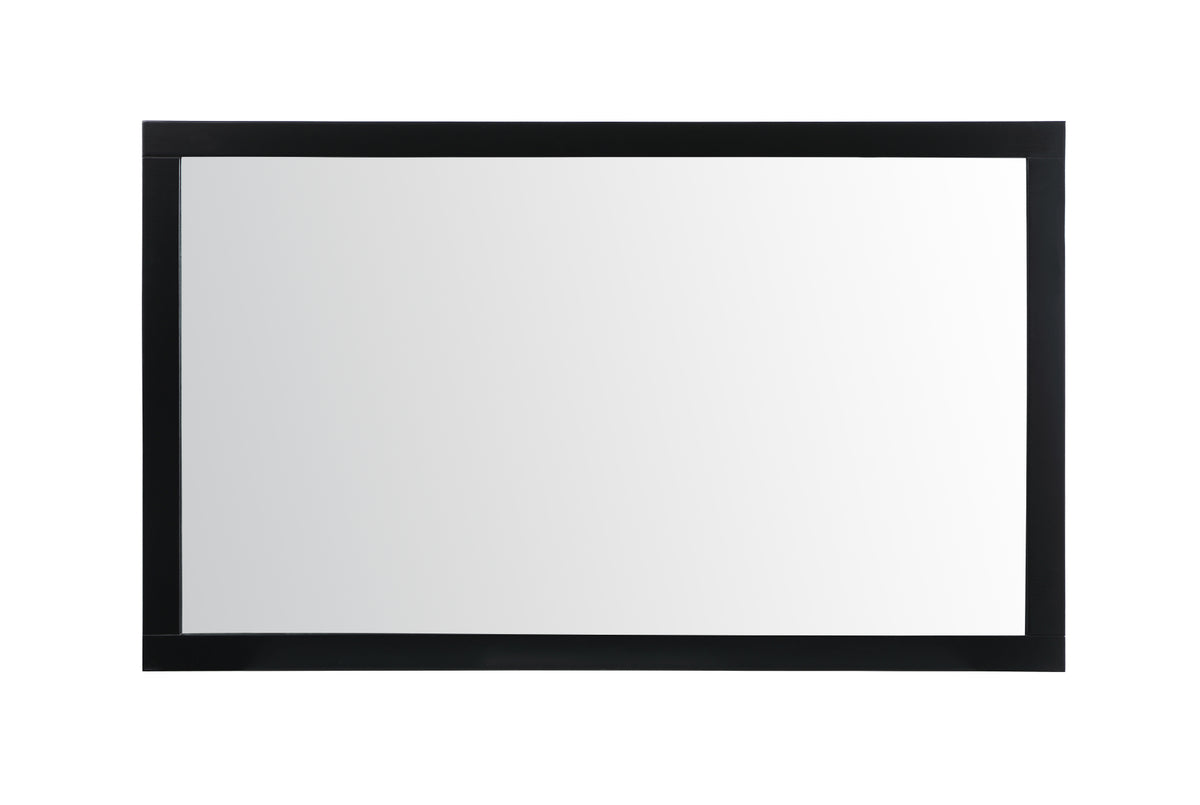 Aqua vanity mirror 60x36 inch in black