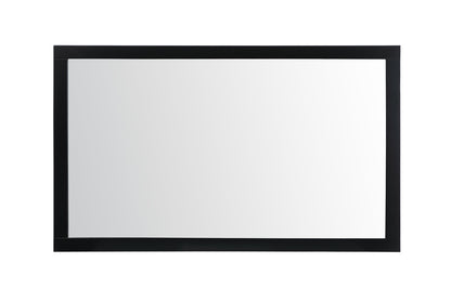 Aqua vanity mirror 60x36 inch in black