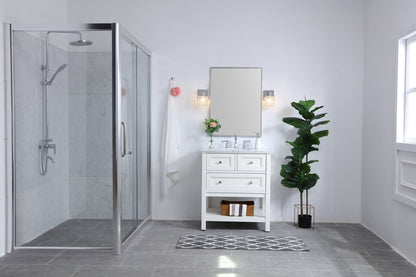 Phineas 1 light Chrome and Clear Crystals wall sconce