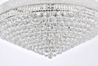 Primo 38 light Chrome Chandelier Clear Royal Cut Crystal