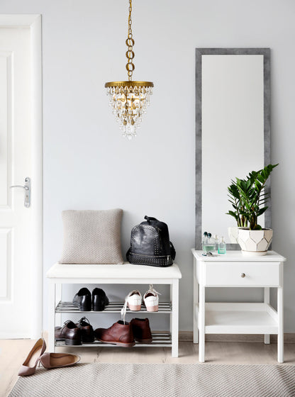 Nordic 3 lights brass pendant