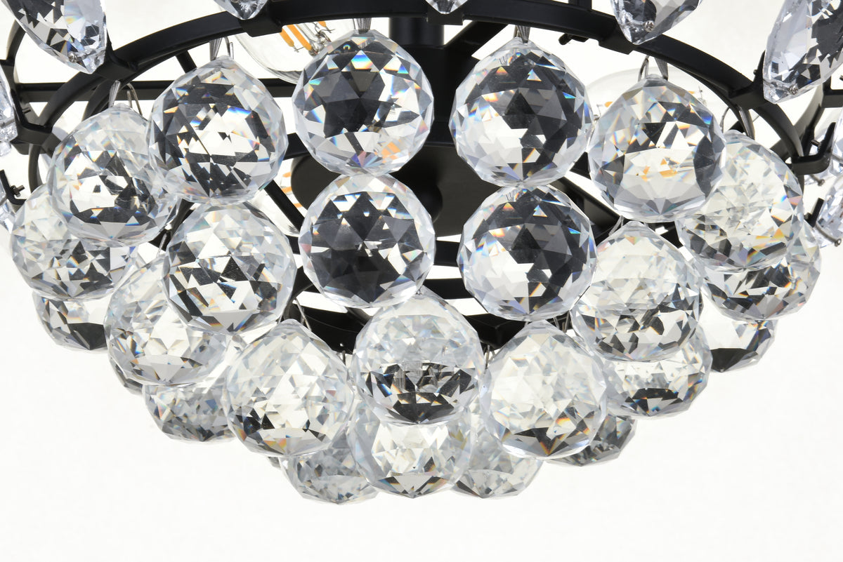 Emilia 14 inch pendant in black