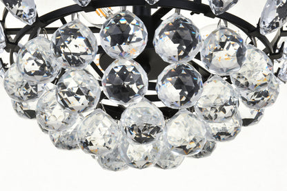 Emilia 14 inch pendant in black