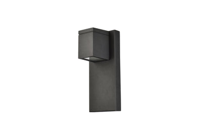 Raine Integrated LED wall sconce in black