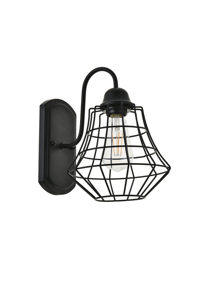 Candor 1 light black Wall Sconce