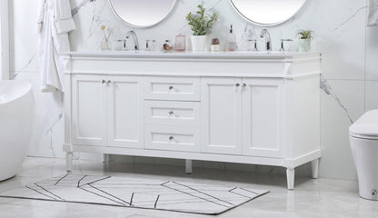 72 inch double bathroom vanity in white