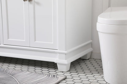 60 inch Double Bathroom Vanity set in White