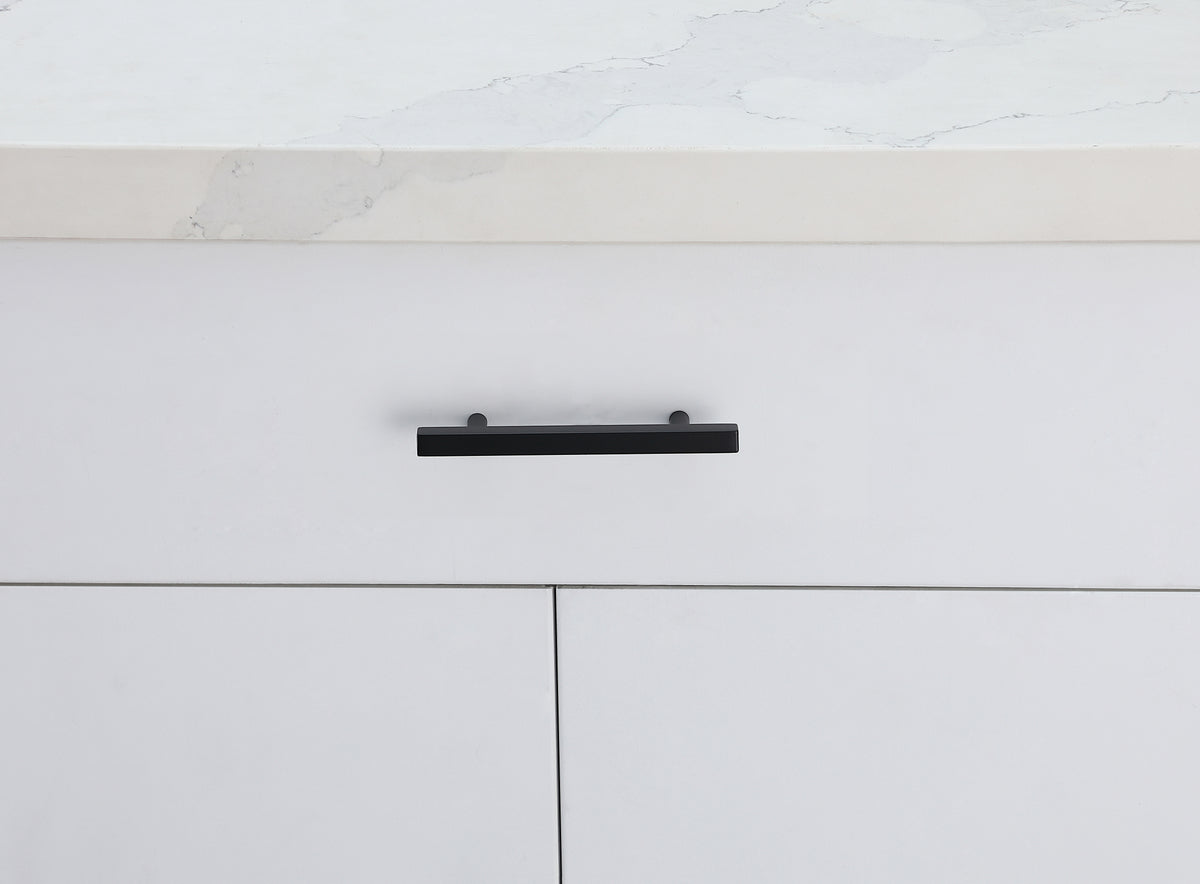 Dior 4" Center to Center Matte Black Bar Pull Multipack (set of 10)