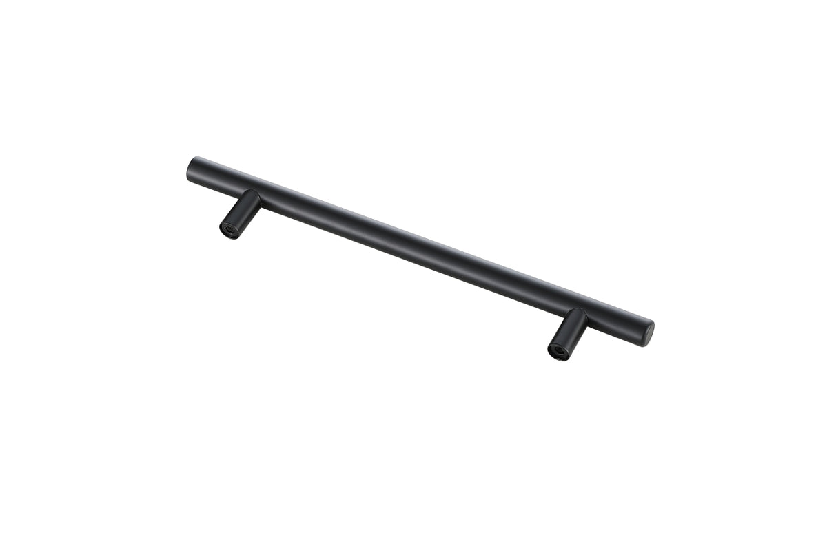 Quinn 6-5/16" Center to Center Matte Black Bar Pull Multipack (set of 10)