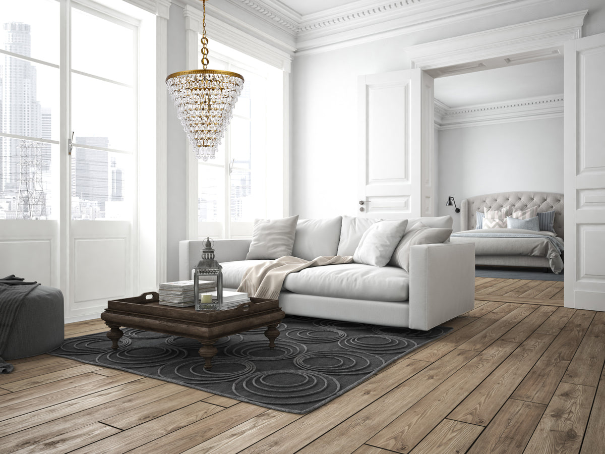 Nordic 7 lights brass chandelier