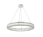 Monroe Integrated LED chip light Chrome Chandelier Clear Royal Cut Crystal