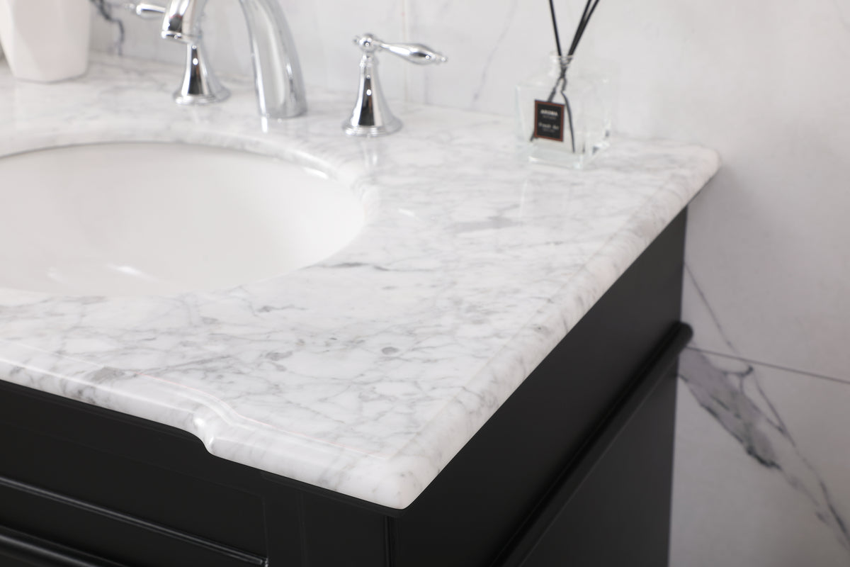 72 inch double bathroom vanity set in black