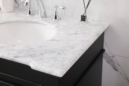 72 inch double bathroom vanity set in black