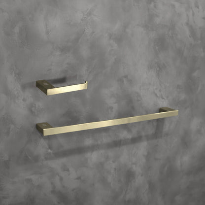 Sofia 2-Piece Bathroom Hardware Set in Brushed Gold