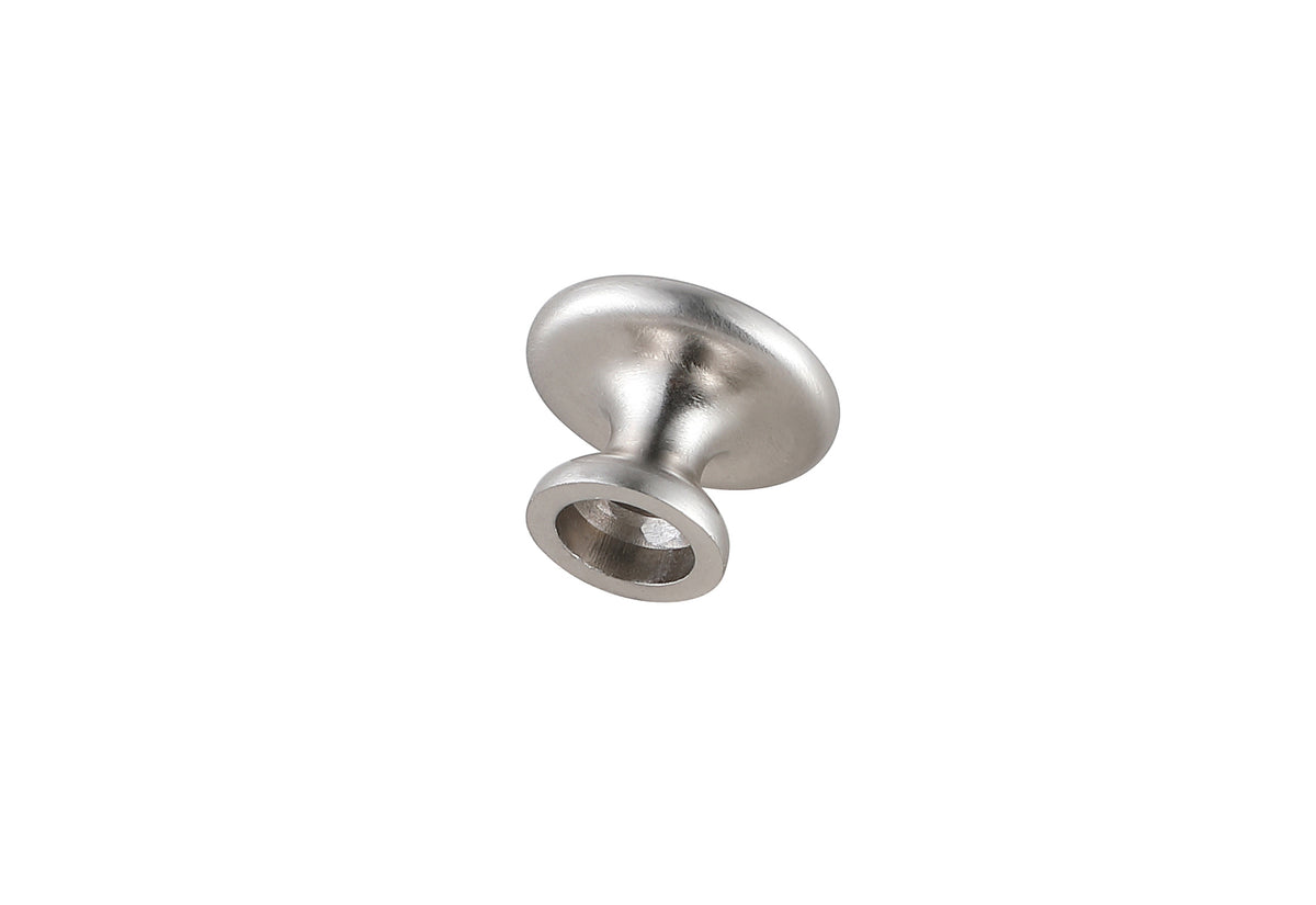 Kadea 1.2" Diameter Brushed Nickel Mushroom Knob Multipack (Set of 10)