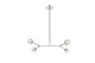 Zayne 4 Light Pendant in Chrome