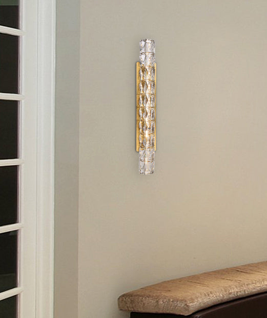 Valetta 30 inch LED linear wall sconce in gold