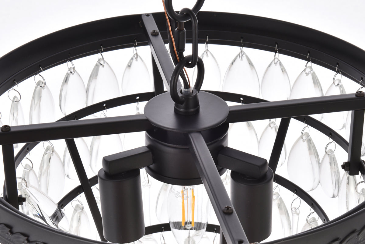 Nordic 3 lights black pendant