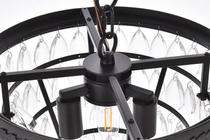 Nordic 3 lights black pendant