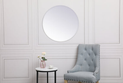 Gracin Round Mirror 28 inch in Clear