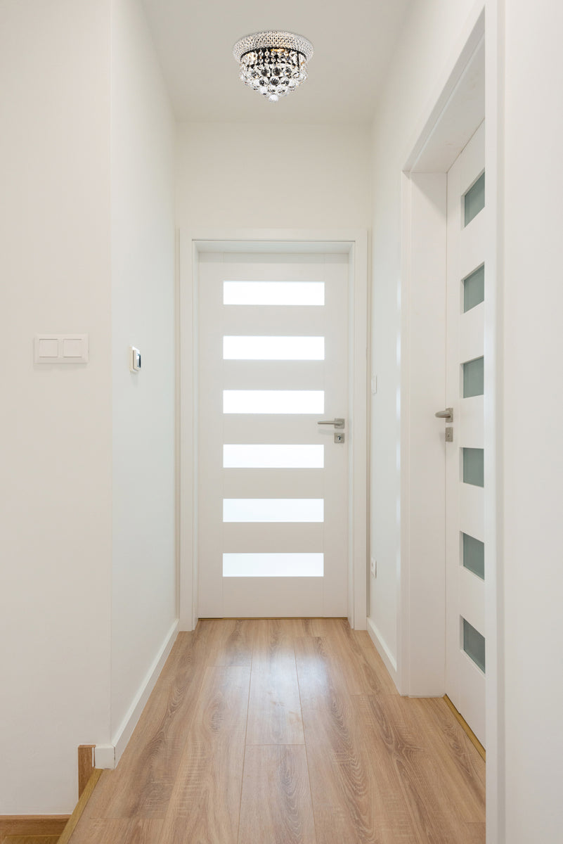 Primo 10 inch black flush mount