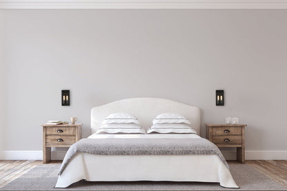 Voir 2 lights wall sconce in black