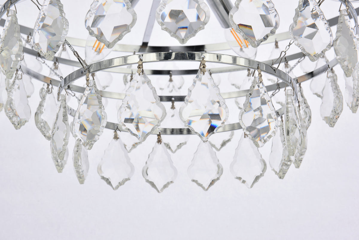 Ella 24 inch pendant in chrome