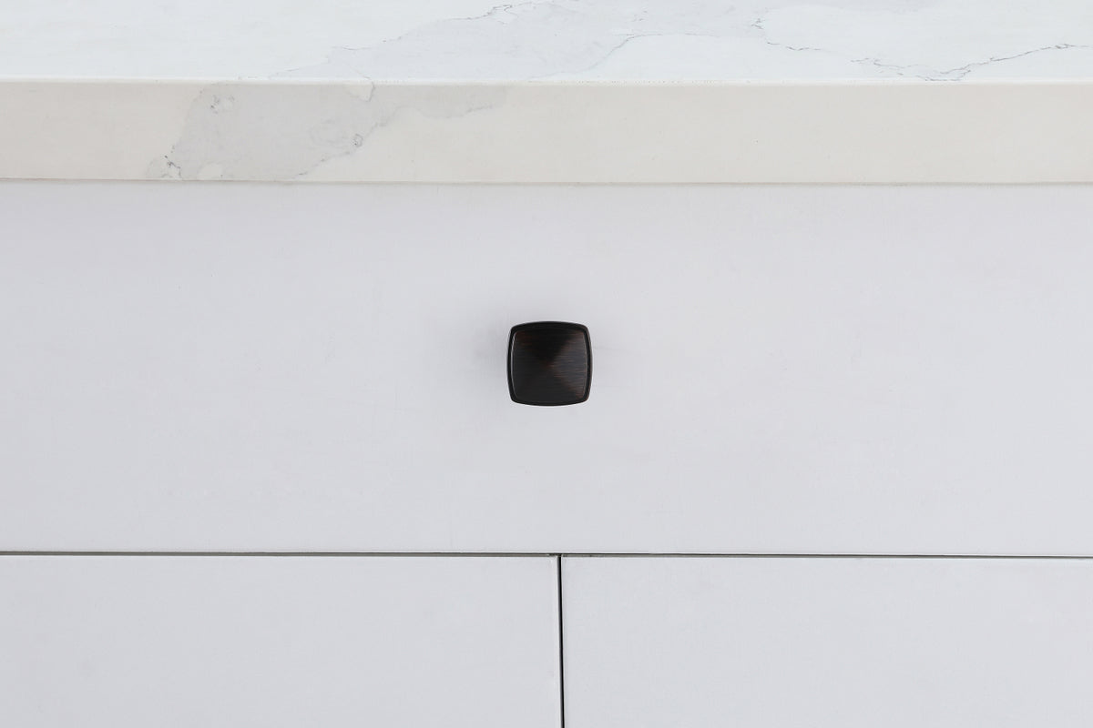 Marcel 1.2" Oil-rubbed Bronze Square Knob Multipack (Set of 10)