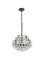Savannah 16 inch pendant in black